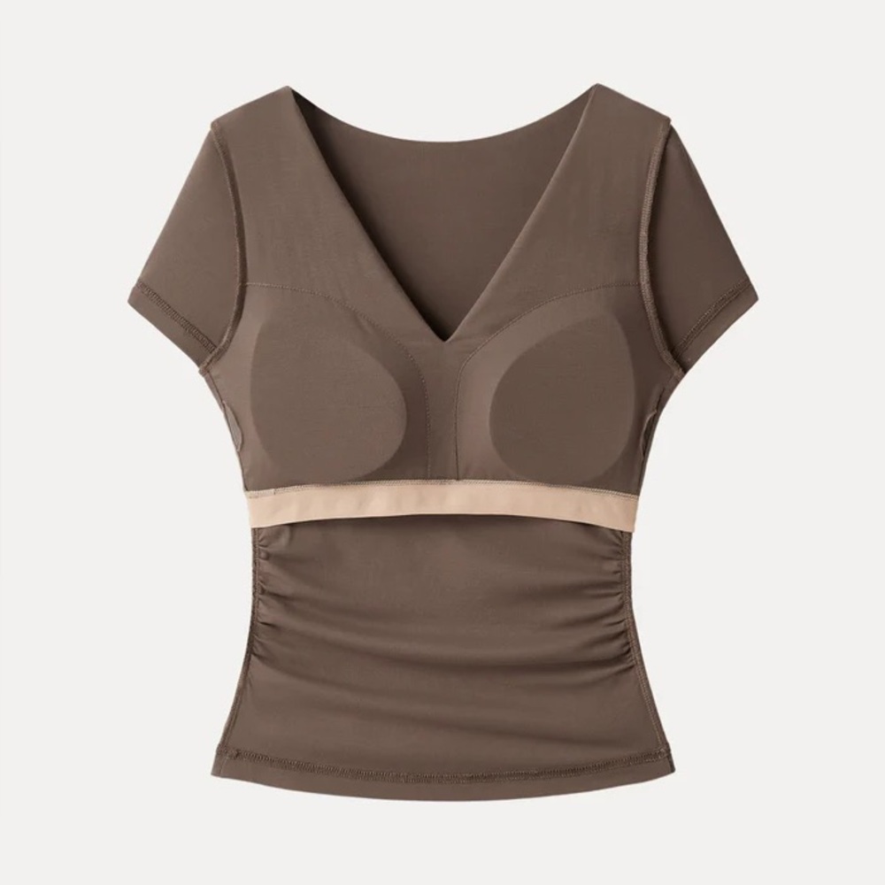 OGL V-neck Side Brami Tee NWT - Picture 6 of 10